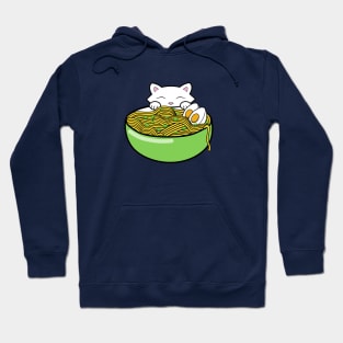 Cute cat wants to eat delicious bowl of ramen noodles Hoodie